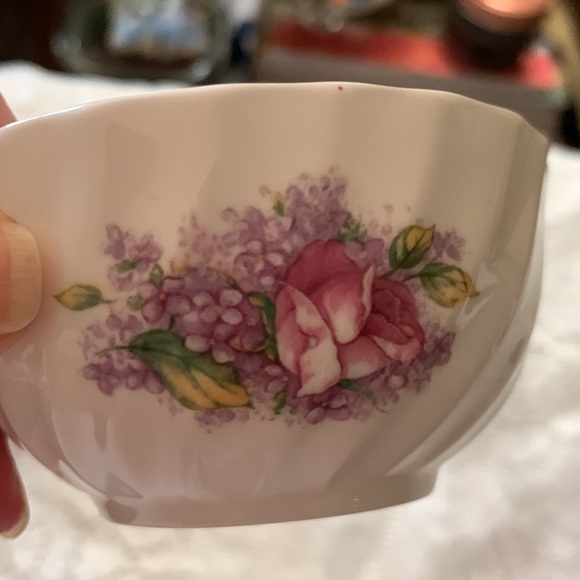 VINTAGE ALLYN NELSON COLLECTION FINE BONE CHINA-ENGLAND CREAMER/OPEN SUGAR 2pcs - Picture 9 of 9